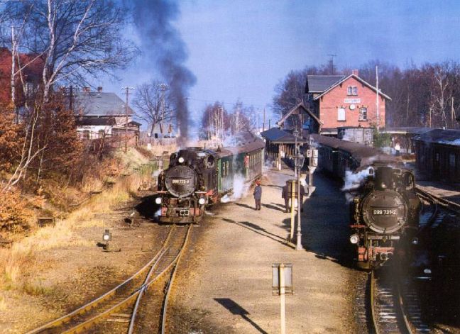 Der Bahnhof Bertsdorf