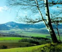 Blick vom Breiteberg auf die Lausche